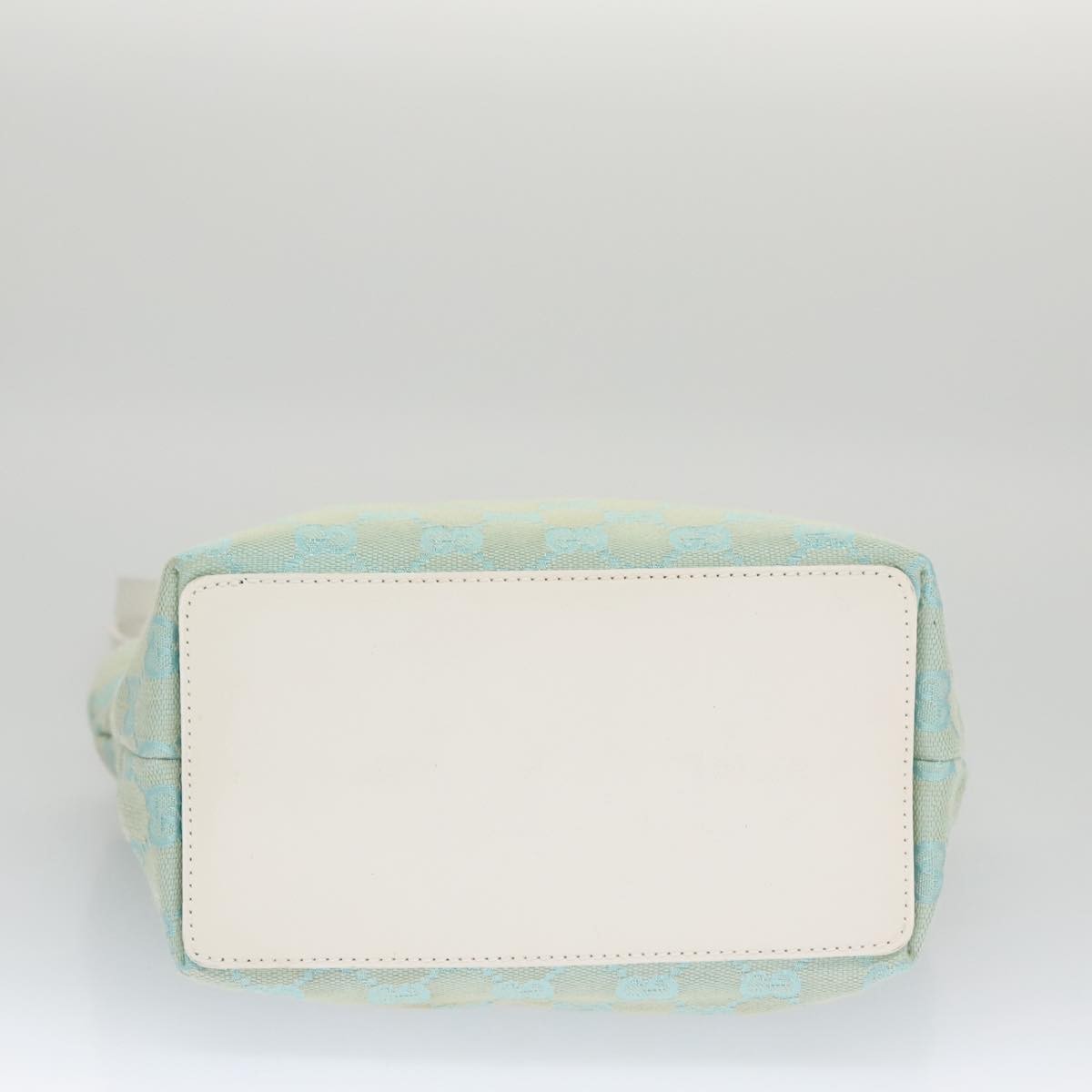 Gucci Vintage Bucket Shopping Tote GG Canvas, BLUE, CANVAS, Tote bag