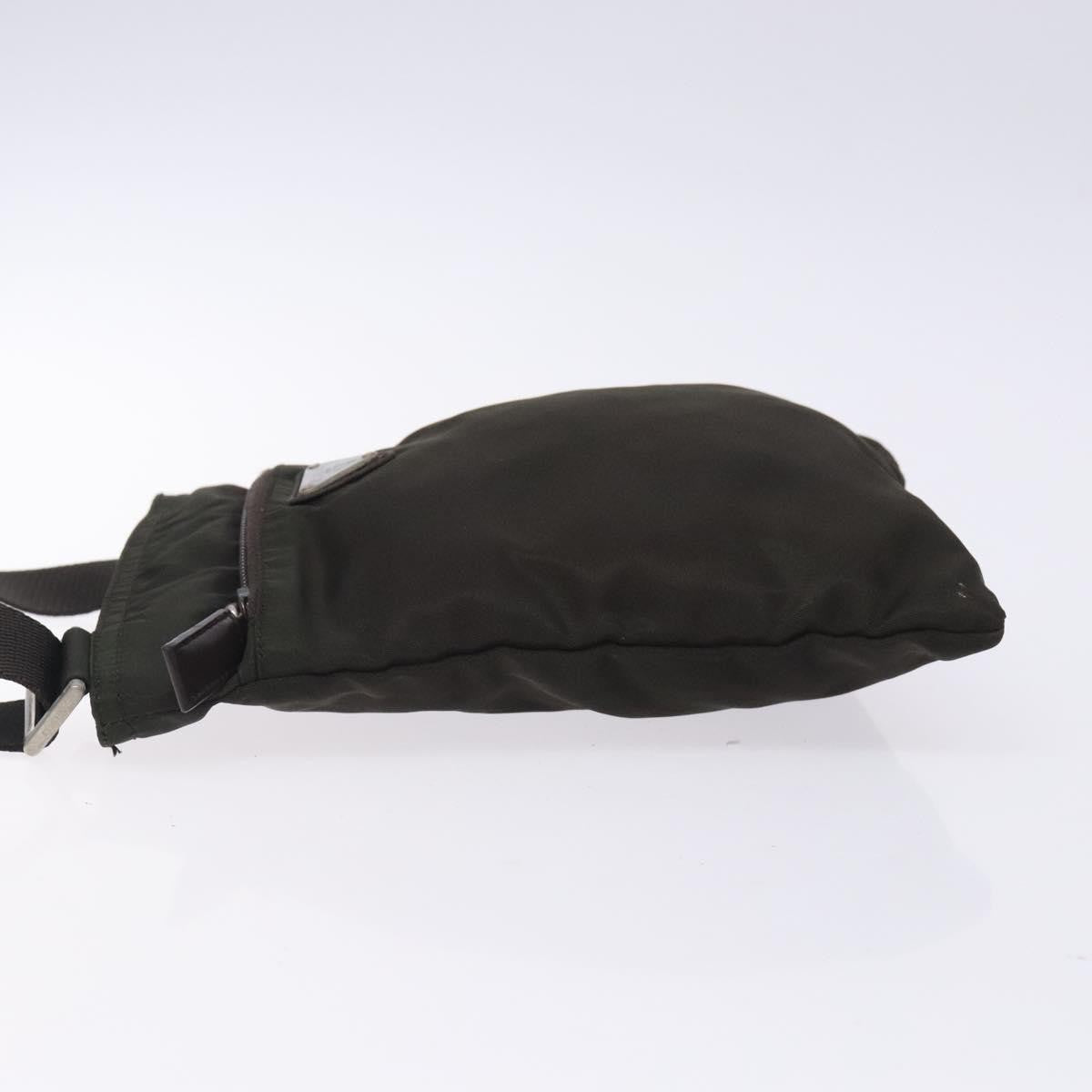 Prada Flat Messenger Bag Tessuto, KHAKI, NYLON, Shoulder bag