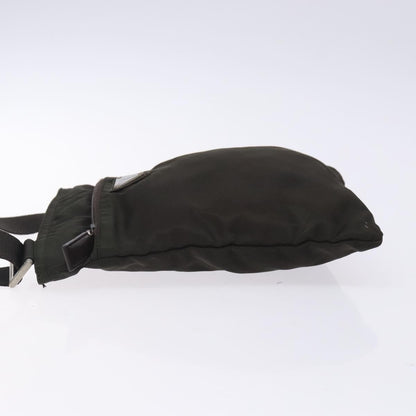 Prada Flat Messenger Bag Tessuto, KHAKI, NYLON, Shoulder bag
