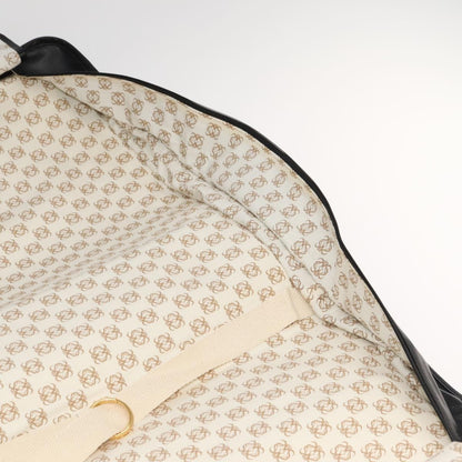 Loewe Anagram handbag Leather, BLACK, LEATHER, Travel bag