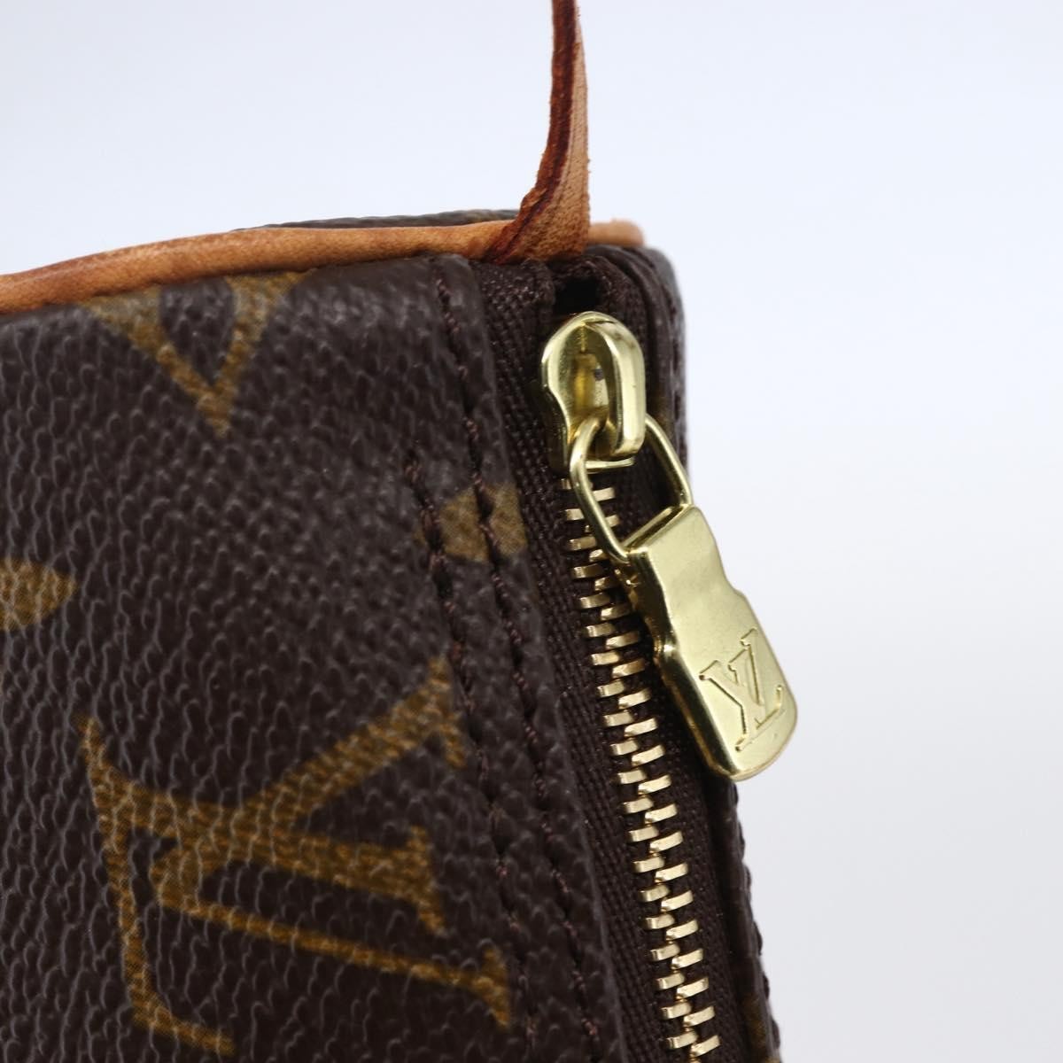 Louis Vuitton Papillon Pochette Monogram Canvas, BROWN, CANVAS, Clutche & pouche