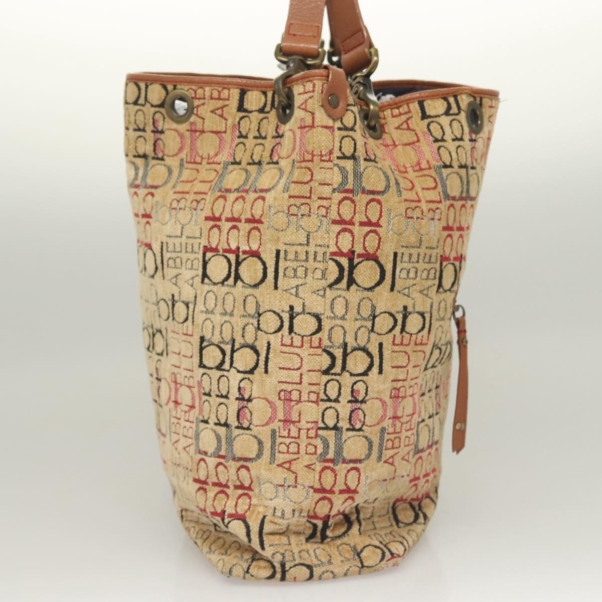 Burberry Blue Label Tote Bag Canvas, BEIGE, CANVAS, Tote bag