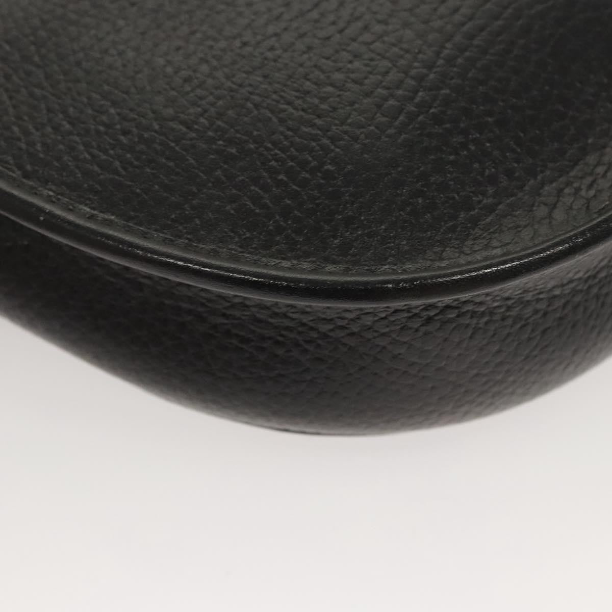 Christian Dior CD Shoulder bag Leather, BLACK, LEATHER, Shoulder bag