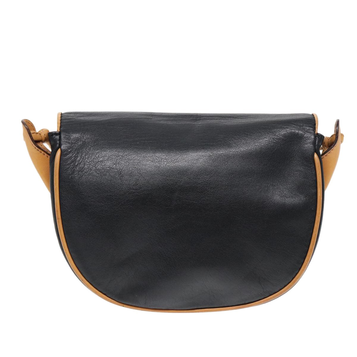 Celine Vintage Macadam Handbag vinyle, BLACK, LEATHER, Shoulder bag