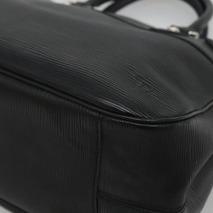 Louis Vuitton Passy Tote Epi Leather, BLACK, LEATHER, Tote bag