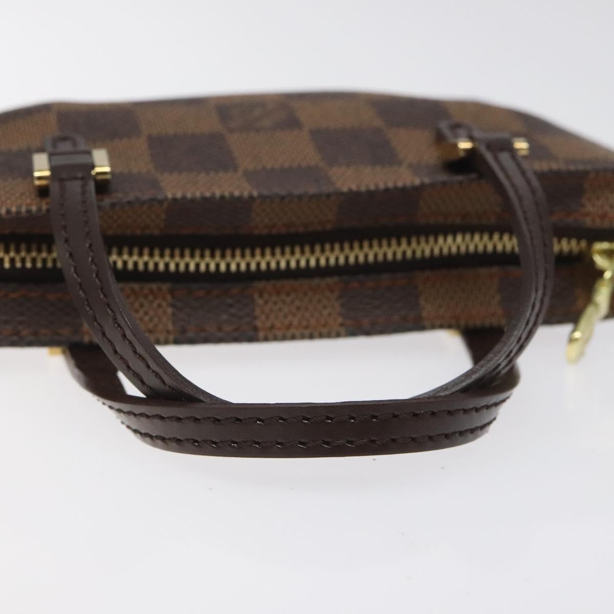 Louis Vuitton Manosque Pochette Damier, BROWN, CANVAS, Clutche & pouche