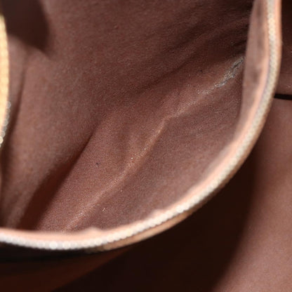 Louis Vuitton Shopping Sac Handbag Monogram Canvas, BROWN, CANVAS, Tote bag