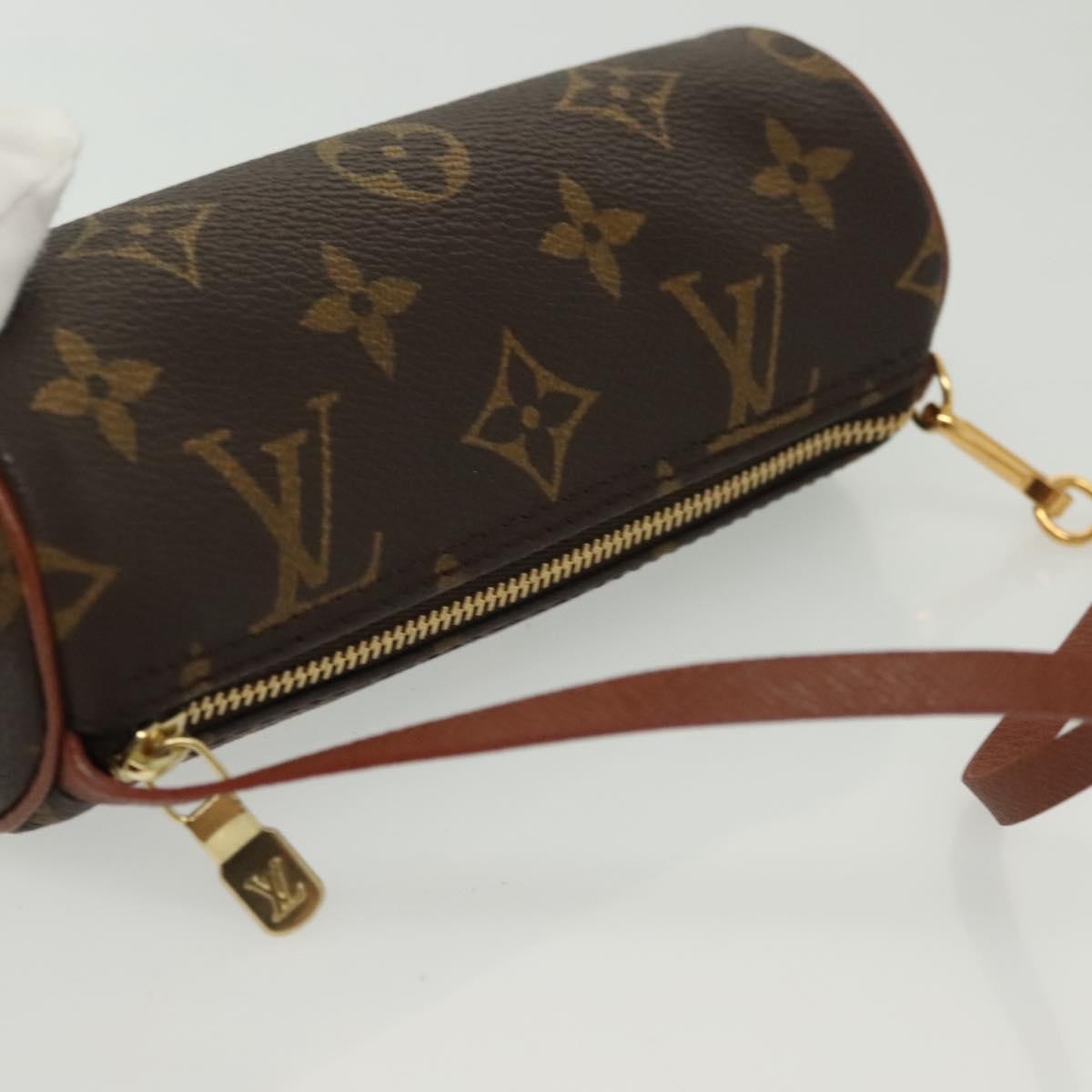 Louis Vuitton Papillon Pochette Monogram Canvas, BROWN, CANVAS, Handbag