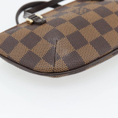 Louis Vuitton Manosque Pochette Damier, Brown, Canvas, Clutch
