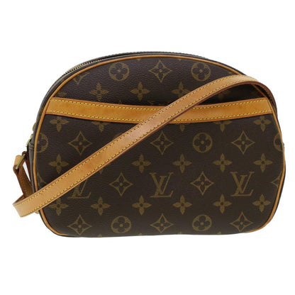 Louis Vuitton Blois Handbag Monogram Canvas, BROWN, CANVAS, Handbag
