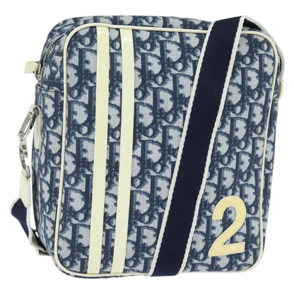Christian Dior Trotter shoulder bag Canvas, BLUE, CANVAS, Shoulder bag