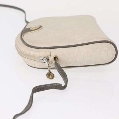 Christian Dior Vintage Honeycomb Shoulder Bag Canvas, WHITE, CANVAS, Shoulder bag