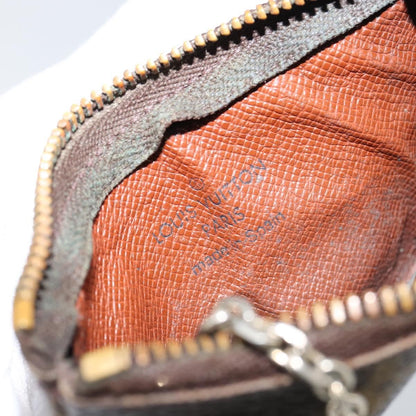 Louis Vuitton Pochette Clés Monogram Canvas, BROWN, CANVAS, Wallets