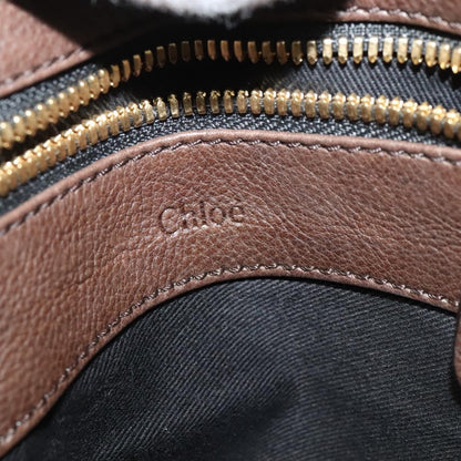 Chloe Vintage Tote bag Leather, BROWN, LEATHER, Tote bag