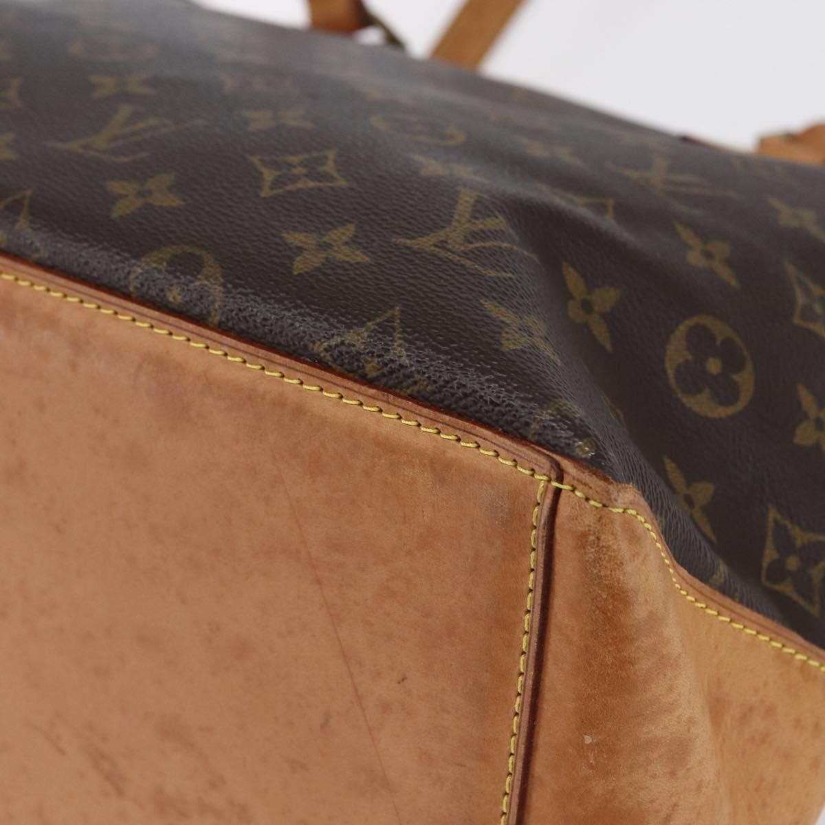 Louis Vuitton Cabas Mezzo Monogram Canvas, BROWN, CANVAS, Tote bag