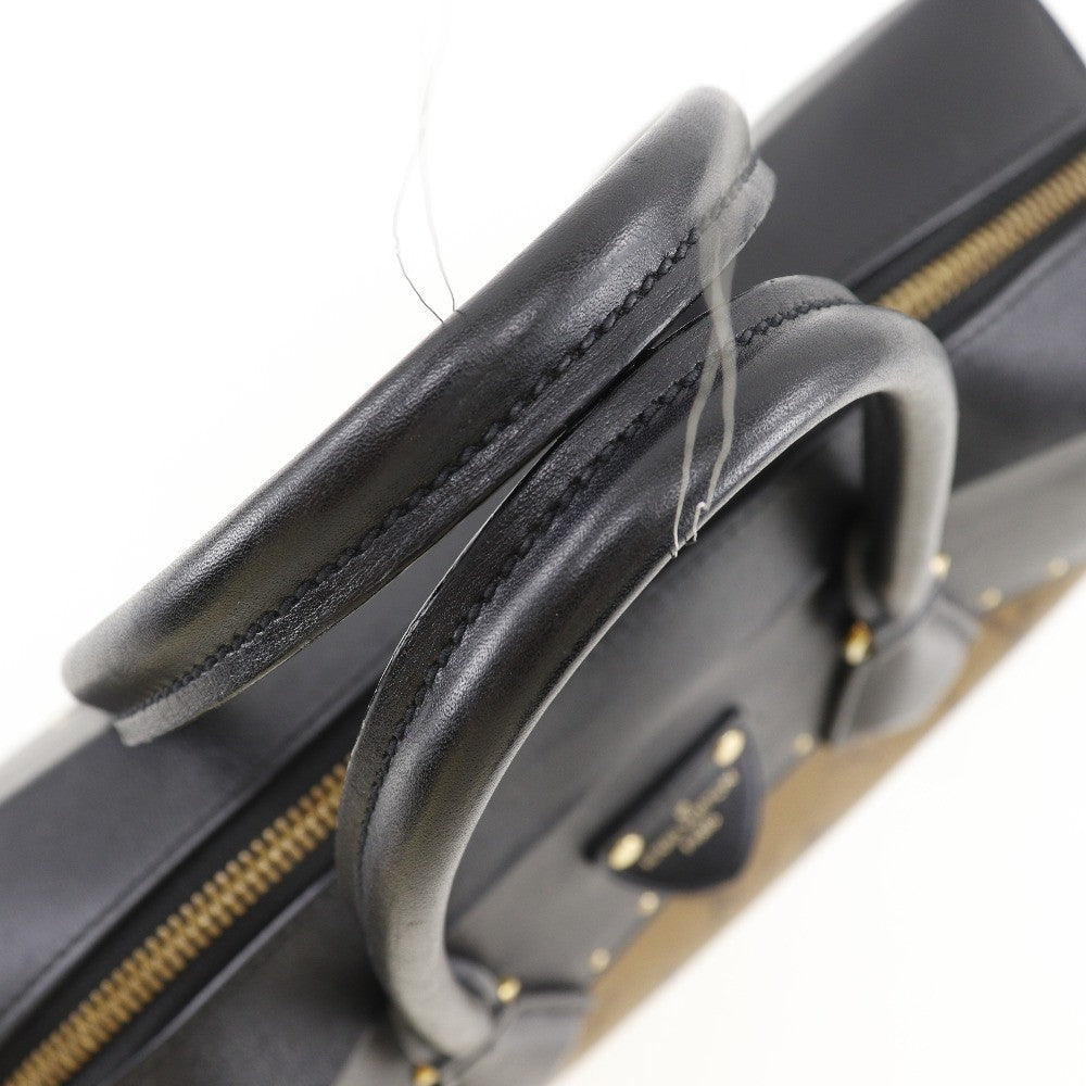 Louis Vuitton City Malle Handbag Reverse Monogram Canvas and Leather, BROWN, CANVAS, Handbag