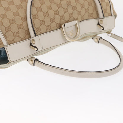 Gucci D Ring Tote GG Canvas, BEIGE, CANVAS, Tote bag
