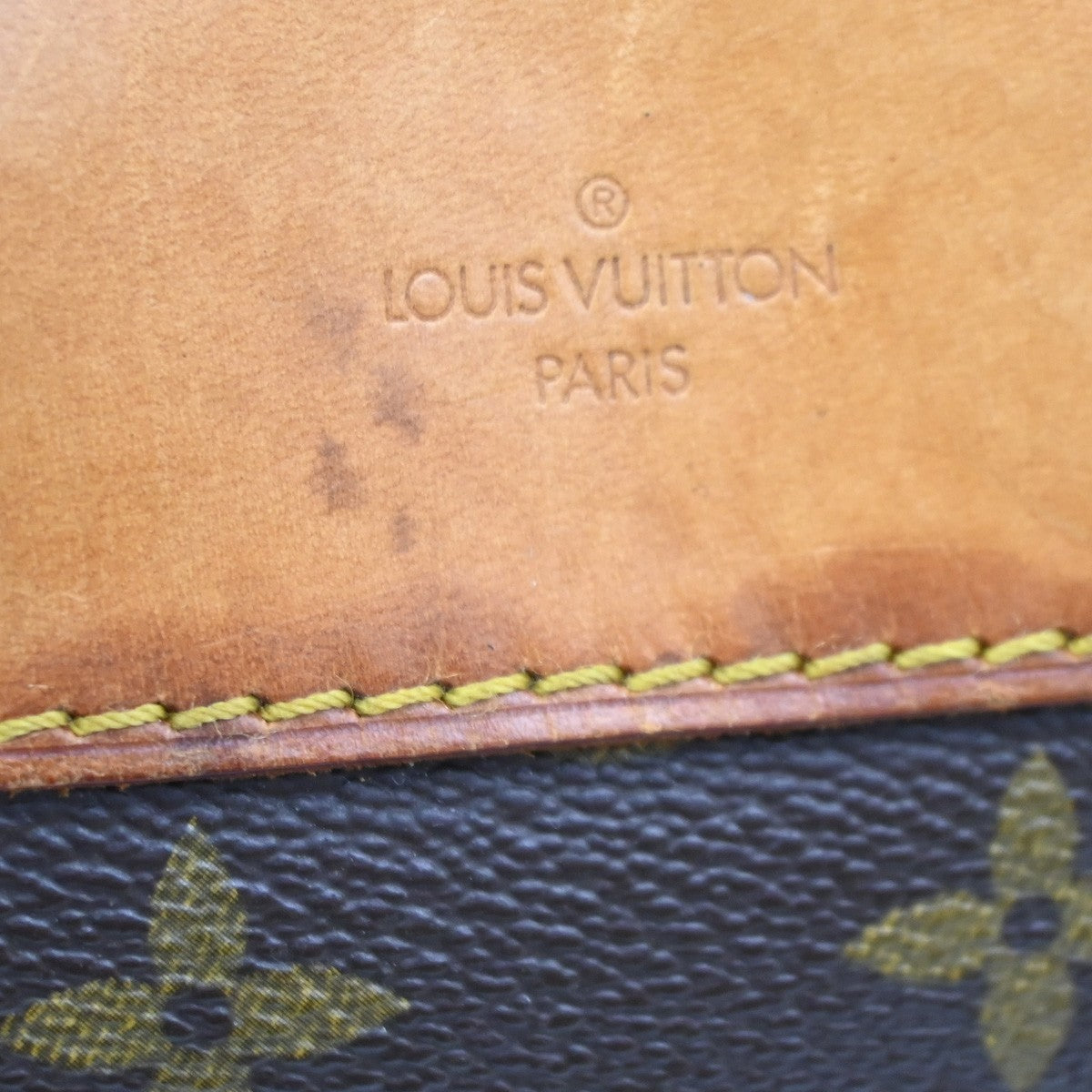 Louis Vuitton Deauville Handbag Monogram Canvas, BROWN, CANVAS, Handbag