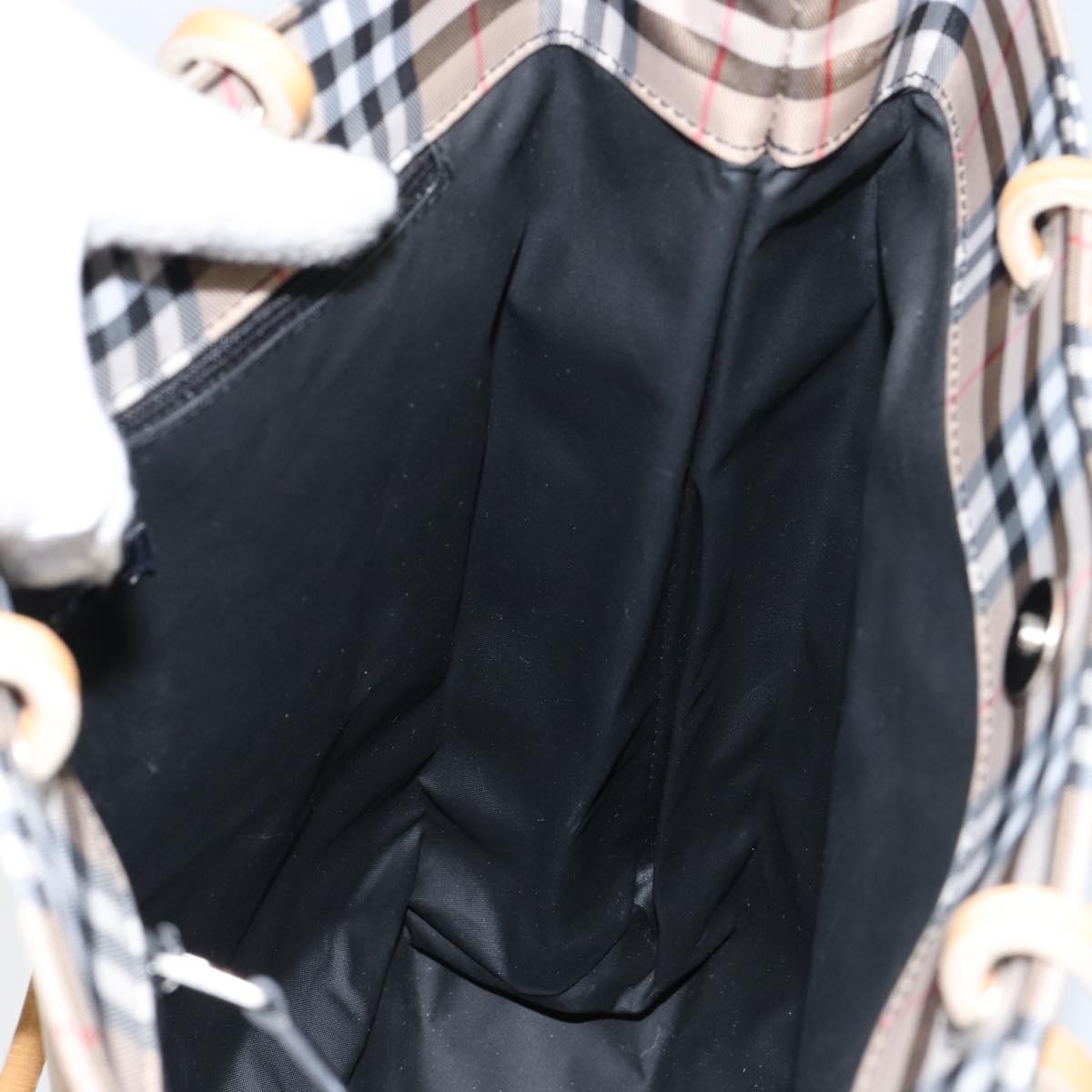 Burberry Nova Check Tote Nylon, BEIGE, NYLON, Tote bag