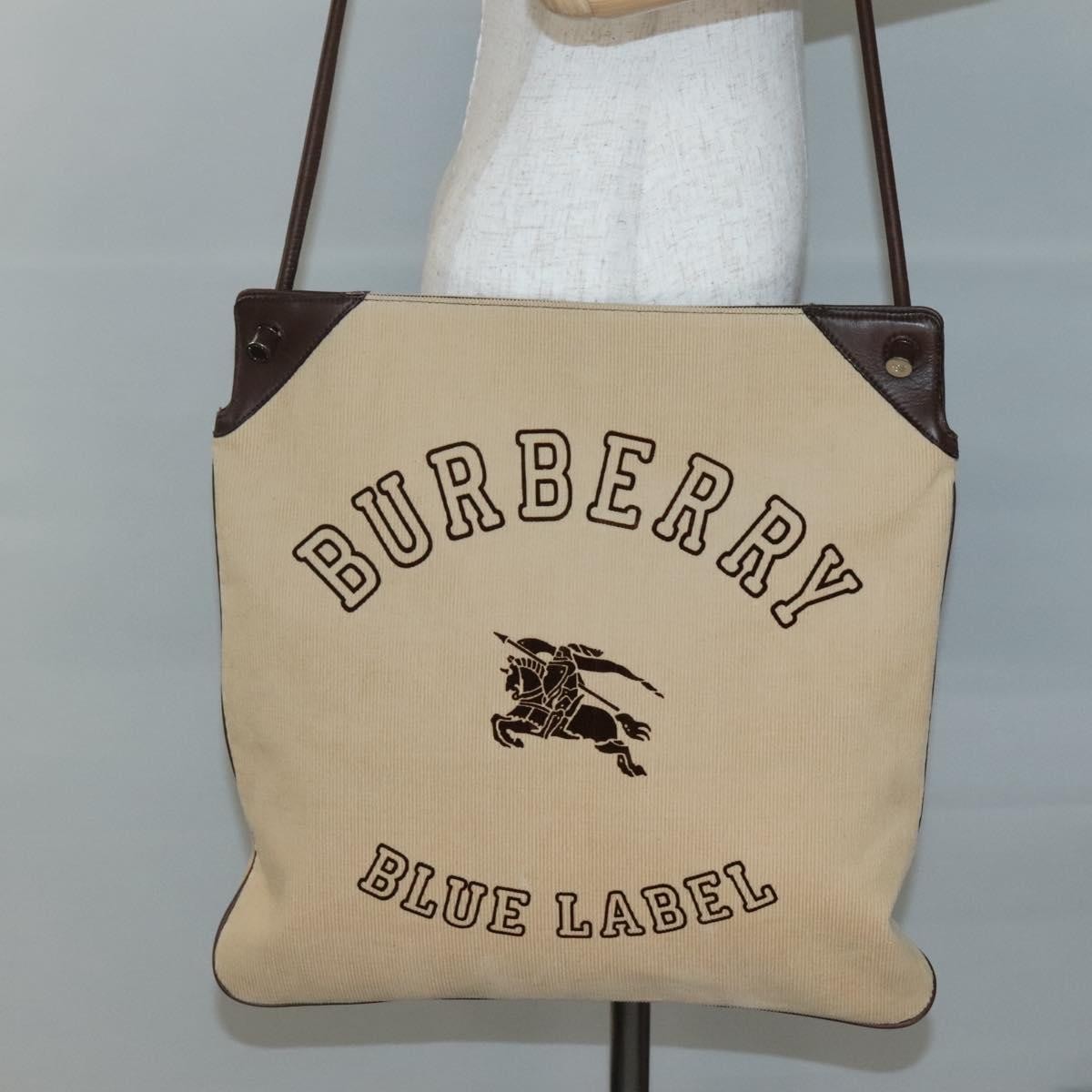Burberry Blue Label shoulder bag Velvet, BEIGE, VELVET, Shoulder bag