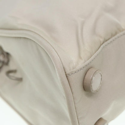 Prada Zip Around Tote Tessuto, BEIGE, NYLON, Tote bag