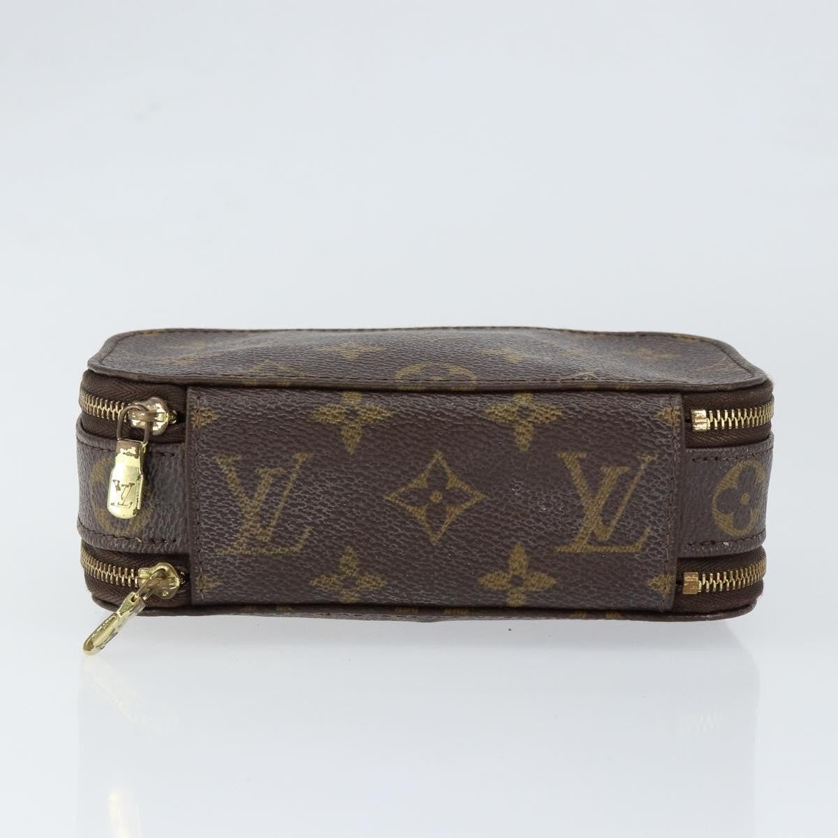 Louis Vuitton Pochette Accessoires Monogram Canvas, BROWN, CANVAS, Clutche & pouche