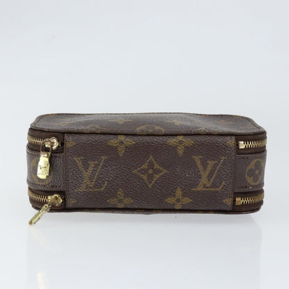 Louis Vuitton Pochette Accessoires Monogram Canvas, BROWN, CANVAS, Clutche & pouche