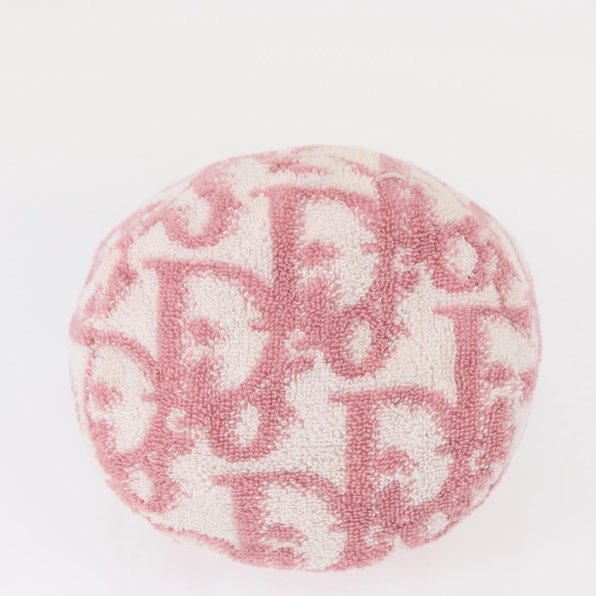 Christian Dior Vintage Trotter Pouch Pile, PINK, COTTON, Clutche & pouche