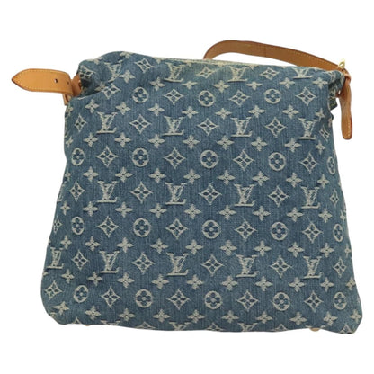 Louis Vuitton Baggy Handbag Denim, BLUE, DENIM_JEANS, Shoulder bag