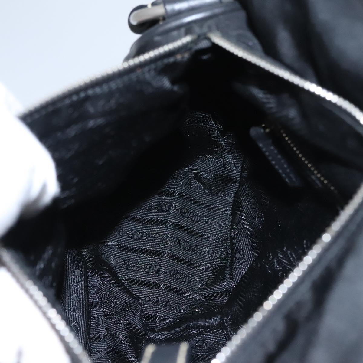 Prada Vintage Shoulder Bag Tessuto, BLACK, NYLON, Shoulder bag