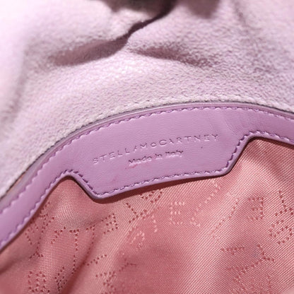 Stella McCartney Falabella Fold Over Crossbody Bag Suede, PINK, SUEDE, Crossbody bag