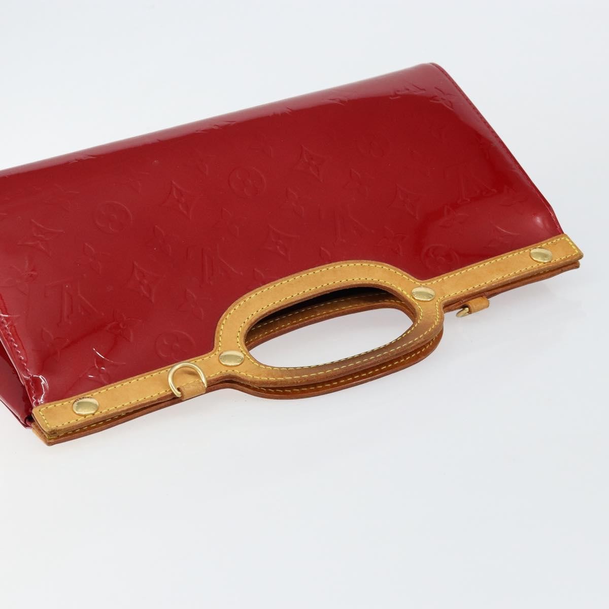 Louis Vuitton Roxbury Drive Handbag Monogram Vernis, RED, PATENT_LEATHER, Handbag