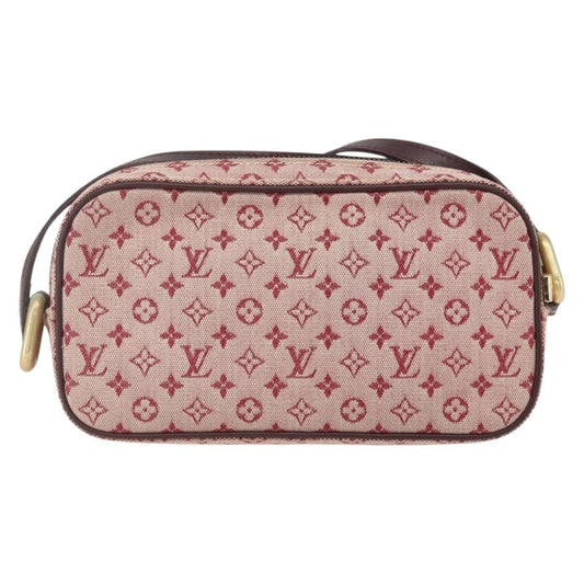 Louis Vuitton Juliette Crossbody Bag Mini Lin, RED, CANVAS, Clutche & pouche