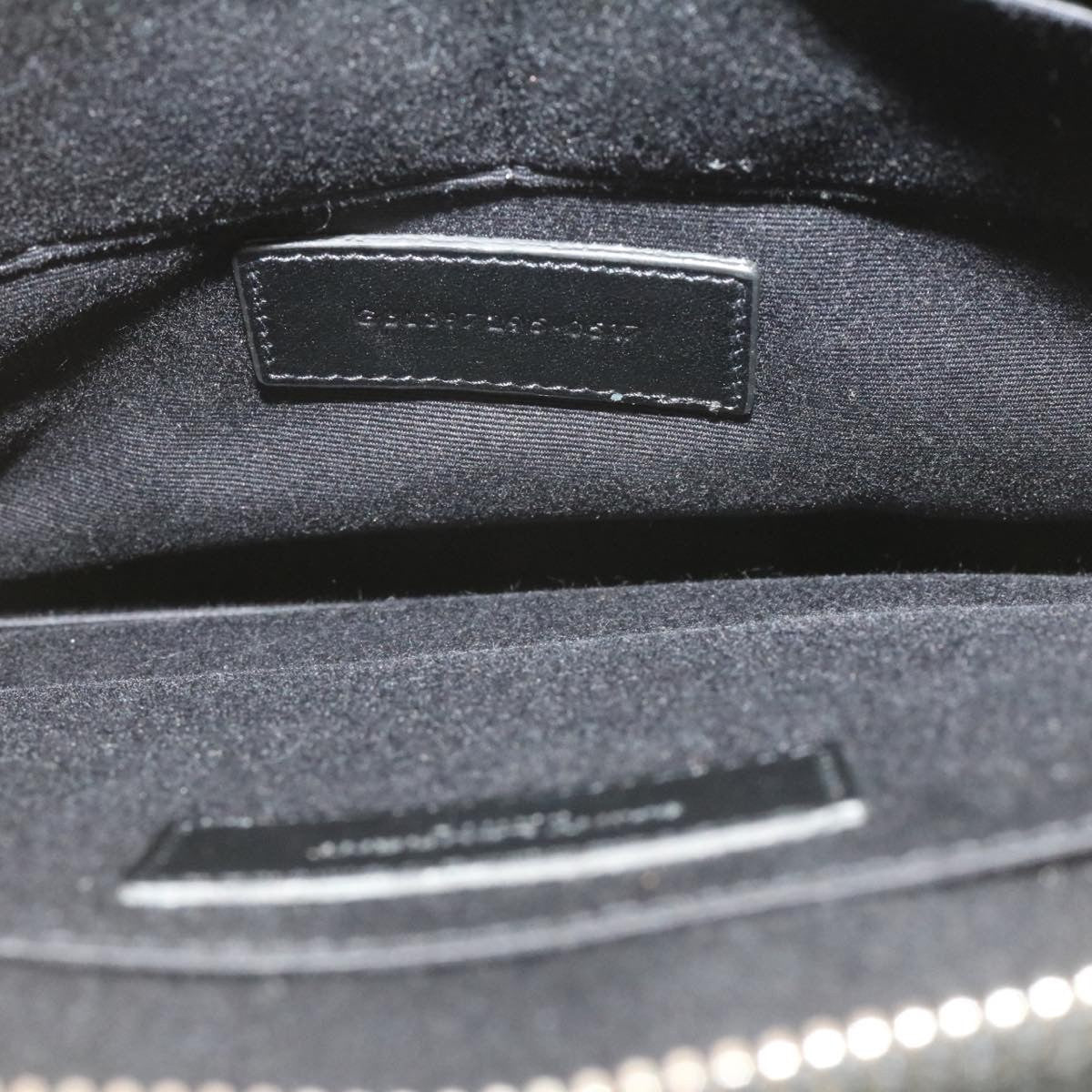 Saint Laurent Zip Pouch Leather, BLACK, LEATHER, Clutche & pouche