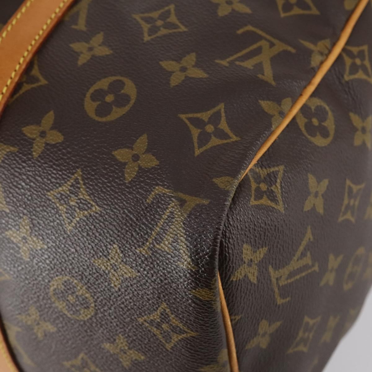 Louis Vuitton Sac Souple Handbag Monogram Canvas, BROWN, CANVAS, Travel bag