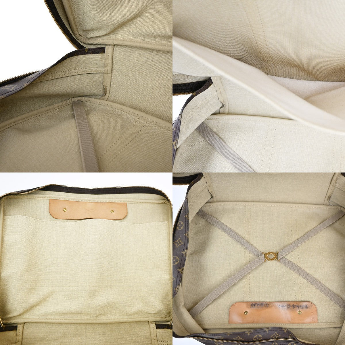 Louis Vuitton Sirius Handbag Monogram Canvas, BROWN, CANVAS, Travel bag