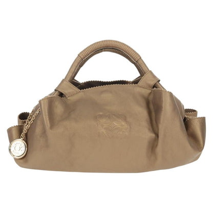 Loewe Anagram Logo Nappa Aire Hand Bag Leather, GOLD, LEATHER, Handbag