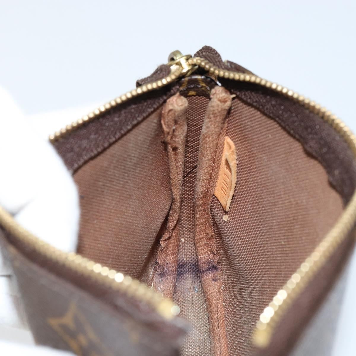 Louis Vuitton Pochette Accessoires Monogram Canvas, BROWN, CANVAS, Clutche & pouche