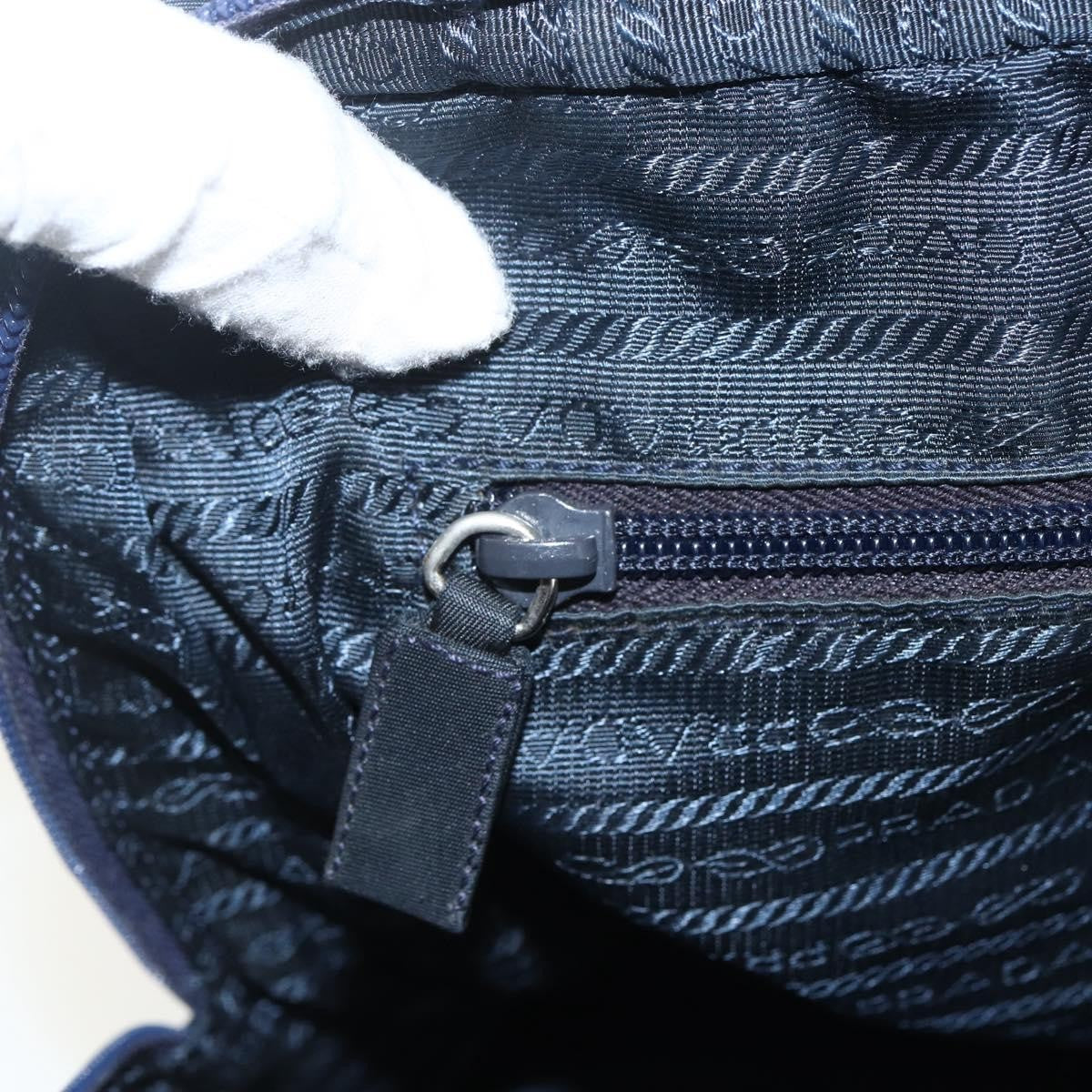 Prada Bowling Shoulder Bag Tessuto, NAVY, NYLON, Shoulder bag
