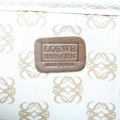 Loewe Anagram Clutch Bag Leather, BROWN, LEATHER, Clutche & pouche