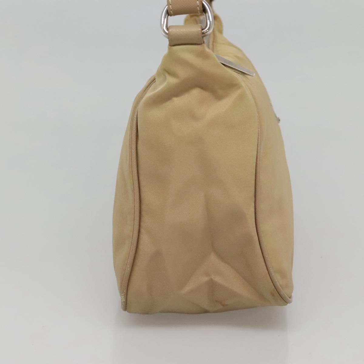 Prada Hobo Tessuto, BEIGE, NYLON, Shoulder bag