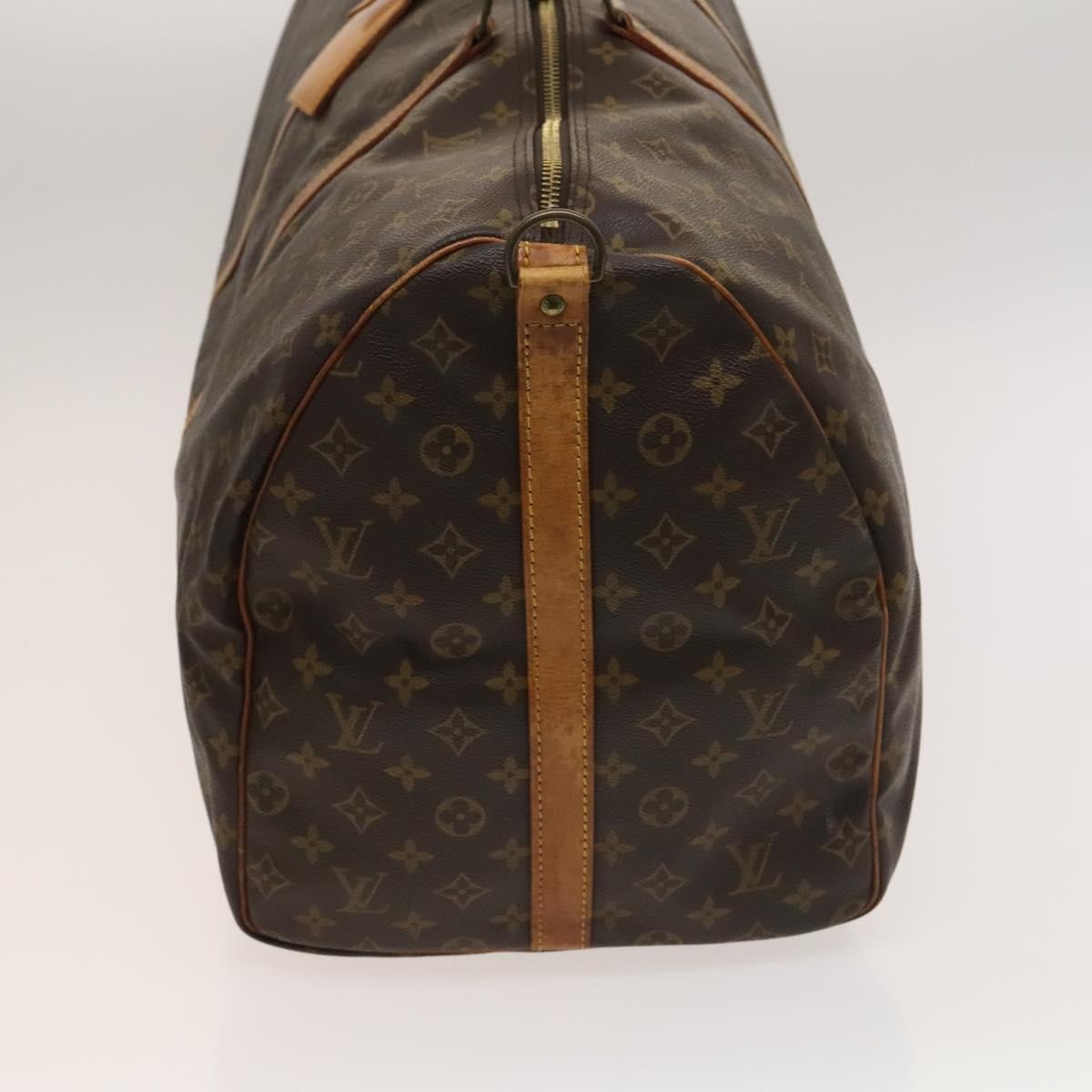 Louis Vuitton Keepall Bandouliere Bag Monogram Canvas, BROWN, CANVAS, Travel bag