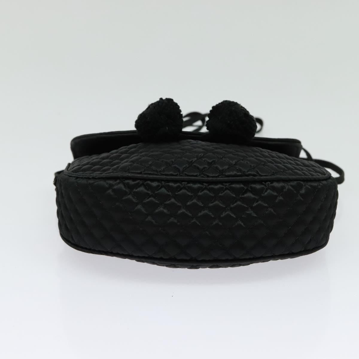 Bottega Veneta Intrecciato Clutch bag Calfskin, BLACK, SATIN, Shoulder bag
