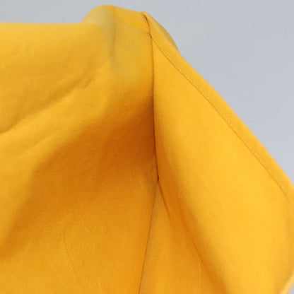 Hermes Vintage Clutch Canvas, YELLOW, CANVAS, Clutche & pouche