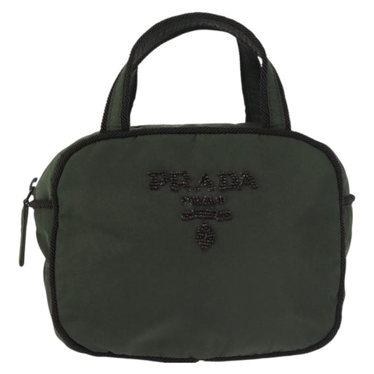 Prada Vintage Handbag Tessuto, KHAKI, NYLON, Handbag