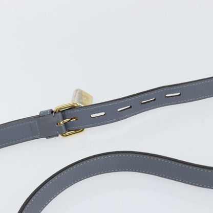 Loewe Anagram Shoulder Bag Leather, BLUE, LEATHER, Shoulder bag