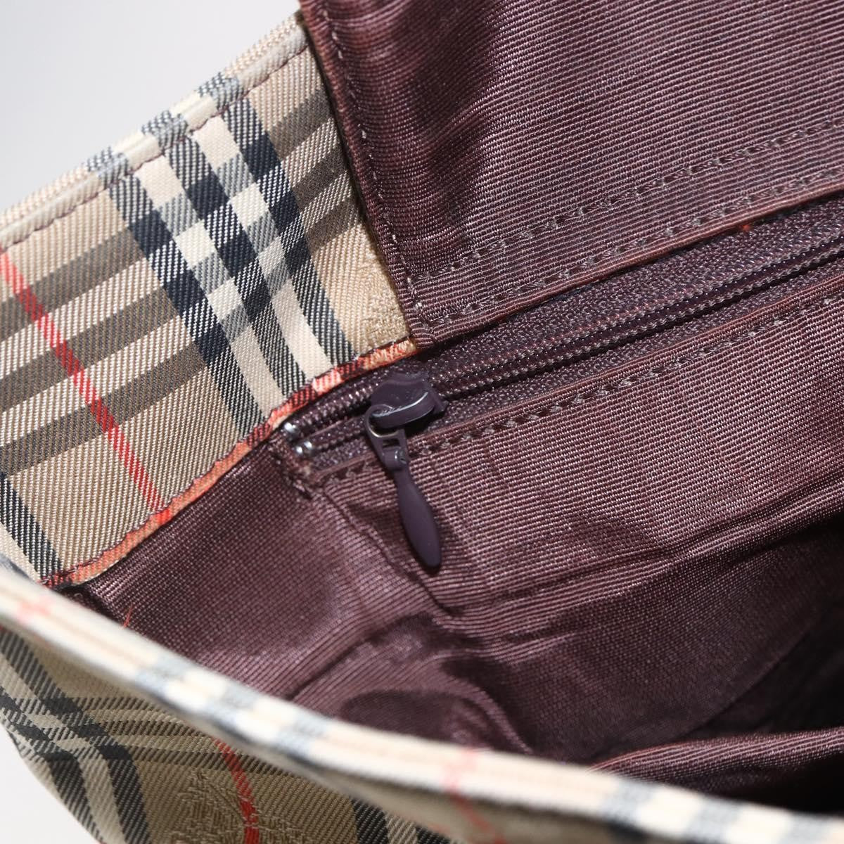 Burberry Vintage tote bag Canvas, BEIGE, CANVAS, Tote bag