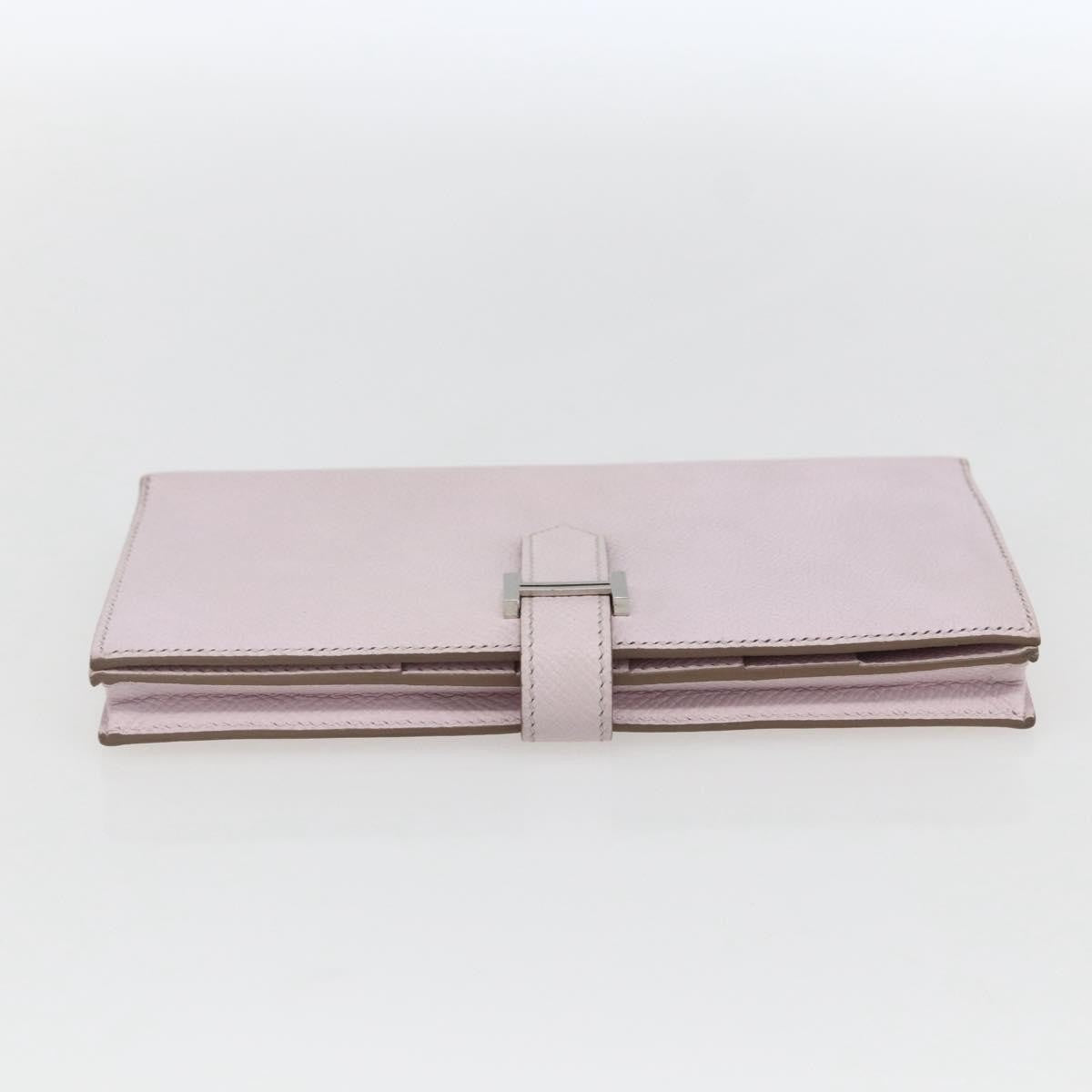 Hermes Bearn Wallet Epsom, PINK, LEATHER, Wallets