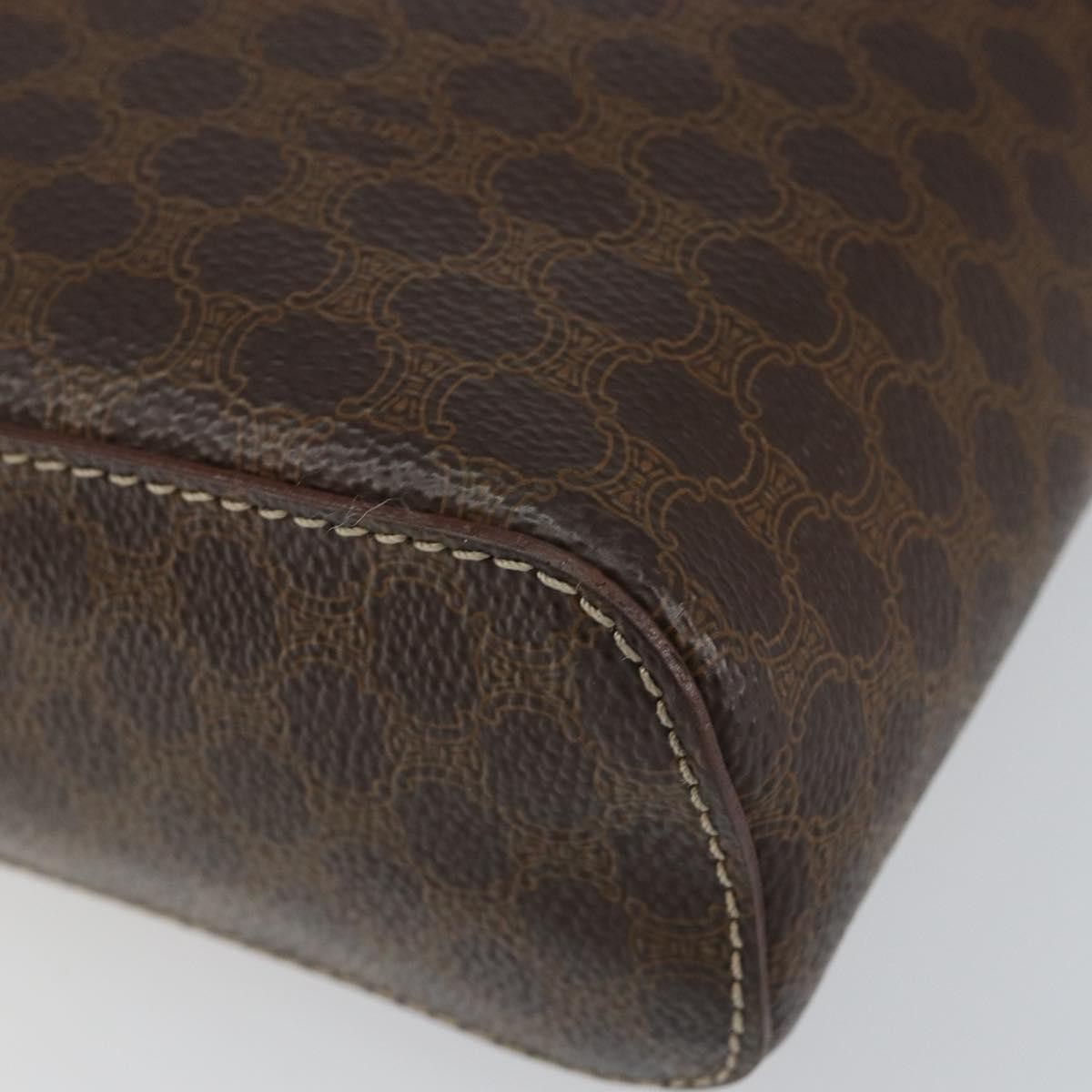 Celine Macadam Vanity Bag Canvas, BROWN, CANVAS, Clutche & pouche