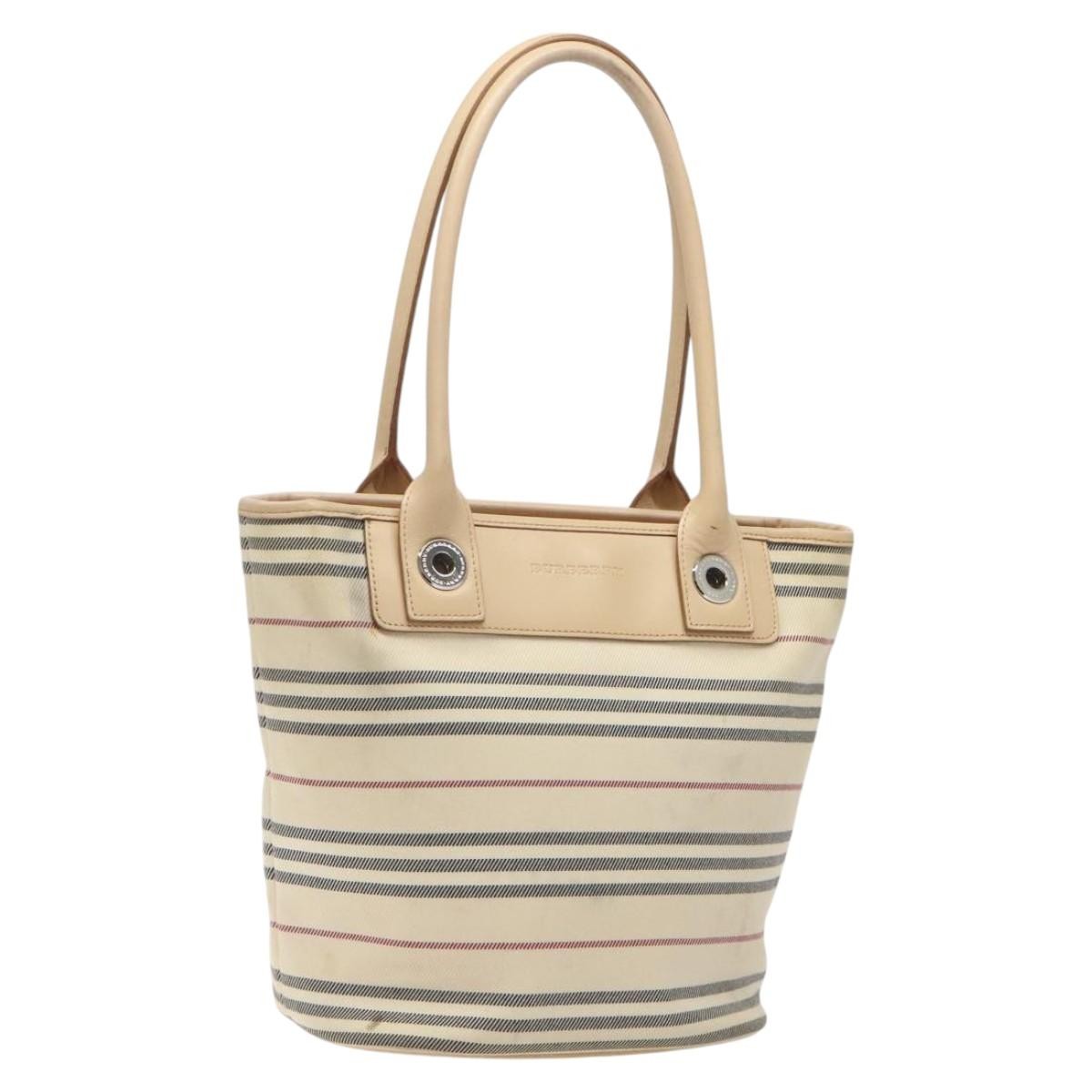 Burberry Nova Check Handbag Nova Check Canvas, BEIGE, CANVAS, Handbag